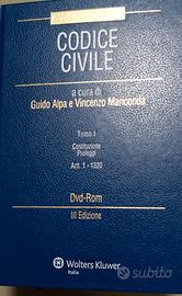 CODICE CIVILE COMMENTATO 3 TOMI CON CD ROM DI ALPA