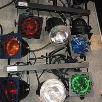 BARRE LUCI PROEL 2 X 1200W ALOGENE + STROBO