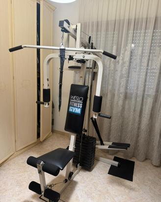 Palestra completa, elittica, panca