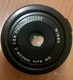 Obiettivo nikkor 45/2,8 GN