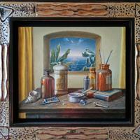 Antonio Nunziante, maiolica cm 30x35