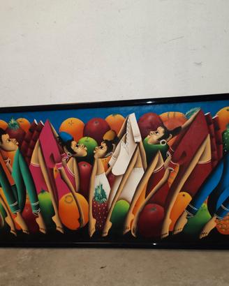 Quadro arte naif Laurent Casimir