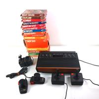 ATARI VIDEO COMPUTER SYSTEM VCS 2600 15 GIOCHI RET