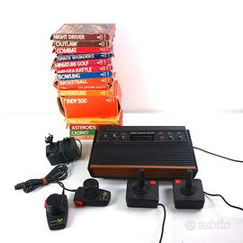 ATARI VIDEO COMPUTER SYSTEM VCS 2600 15 GIOCHI RET