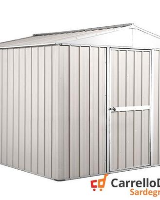 Box porta attrezzi in lamiera 276x260 bianco