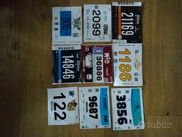 NUMERI DELLE MIE MARATÓN