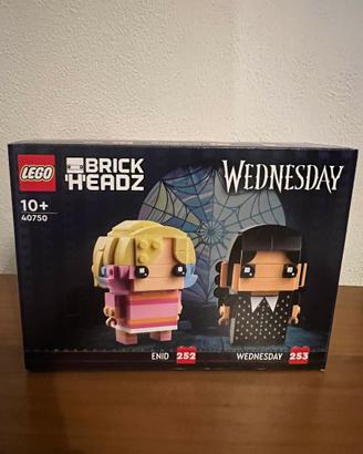 Lego 40750 Brickheadz Mercoledì ed Enid