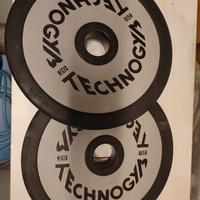 pesi bumper foro 50mm 20kg gommati