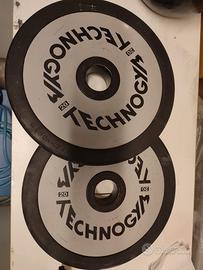 pesi bumper foro 50mm 20kg gommati