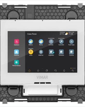 vimar by-me Touch screen domotico IP 4,3 PoE