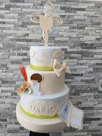 torta scenografica comunione 