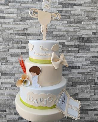 torta scenografica comunione 