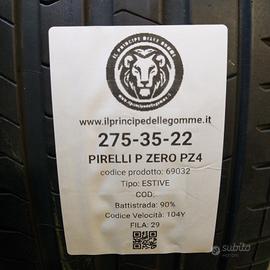 2 GOMME 275 35 22 PIRELLI A69032