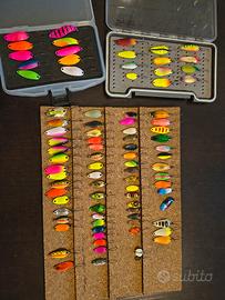 Lotto ondulanti da trout area 