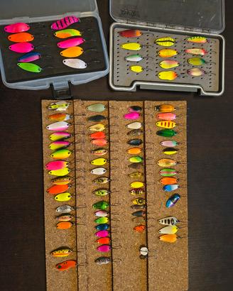 Lotto ondulanti da trout area 