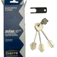 Dierre atra  blocchetto con chiavi 