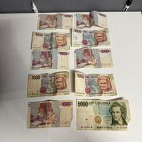 Lotto banconote Lire italiane