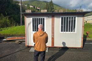 Baracca uso abitativo/ufficio 4mtx2.4 no bagno