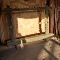 telaio per tappeto antico