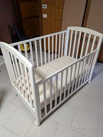 Letto Giordani 6-36 mesi 120x60 con materasso