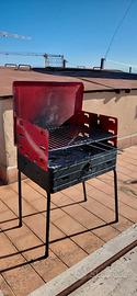 Barbecue picnic portatile a valigetta