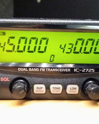 Icom IC 2725 "Leggere bene"