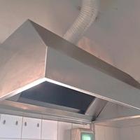 Cappa ristorazione INOX con motore esterno