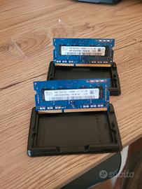 memoria RAM PC3-12800 2 x 2GB DDR3 
