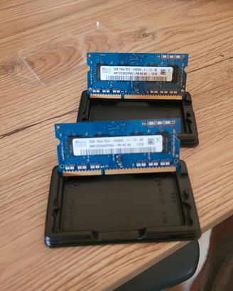 memoria RAM PC3-12800 2 x 2GB DDR3 