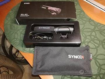 Microfono fotocamera DSLR  Smartphone Synco Mic-M3