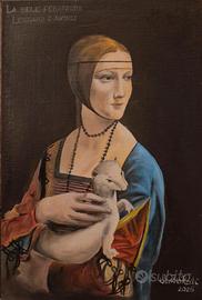 Riproduzione Dama con l'ermellino