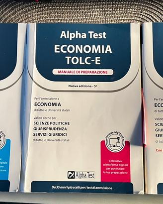 Kit Alpha Test Economia TOLC-E - 5ª Edizione