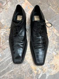 Scarpe uomo in pelle nera