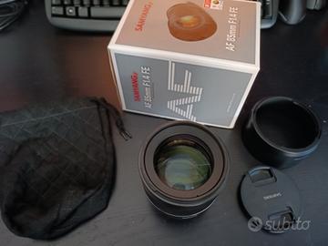 Samyang AF 85mm F1.4 FE Sony E garanzia 2027