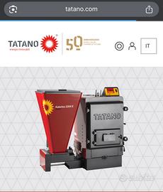 Caldaia policombustibile pellet legno tatano