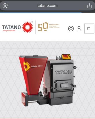 Caldaia policombustibile pellet legno tatano