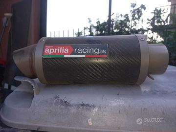 Marmitta originale Aprilia Racing in Carbonio