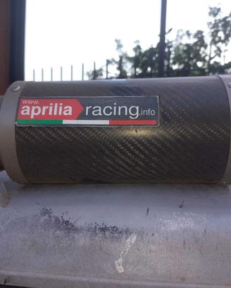 Marmitta originale Aprilia Racing in Carbonio