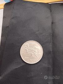 moneta d'argento da 500 lire 1961
