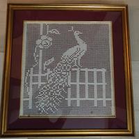 Quadro con lavoro uncinetto