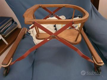 Girello x bimbo in legno anni 40/50