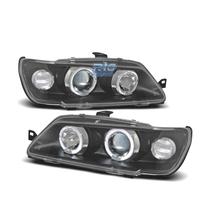 FARI PER PEUGEOT 306 93-97 ANGEL EYES FONDO NERO