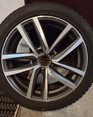 Cerchi MAK 17" 5x112 + invernali Dunlop – Golf VII