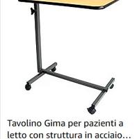 Tavolino per pazienti a letto