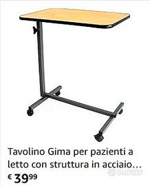 Tavolino per pazienti a letto