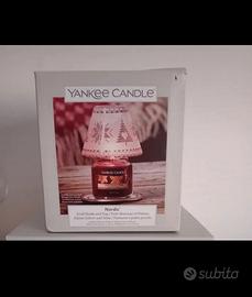 paralume red nordic frosted yankee candle natale