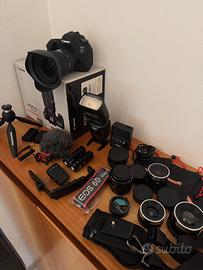 Canon 6D mark II piu corredo fotografico