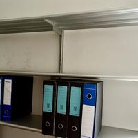 Scaffale a muro in alluminio componibile