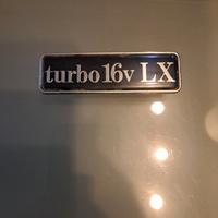 SCRITTA LOGO LANCIA THEMA I.E TURBO 16v LX
