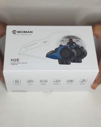 moman h2e Eagle interfono cuffie moto 